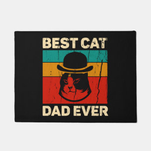 Tapete Melhor Pai de Gato do Dia do Pai Presente