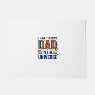 Tapete Melhor Pai do Universo Design de Vetor Espacial_1