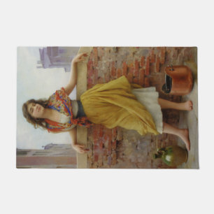 Tapete Menina de Carregadora de Água (Beleza Vintage)