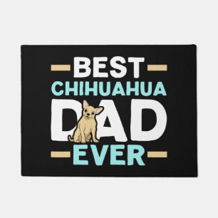 Tapete Mens Melhor Pai Chihuahua Proprietário de Cachorro