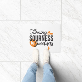 Tapete Mensagem de vida positiva - Transformando azedo em