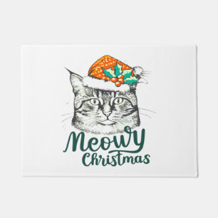 Tapete Meowy gatinho Natal