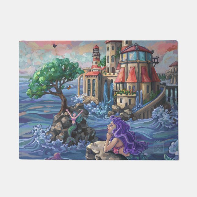 Tapete Mermaid Castle Art (Frente)