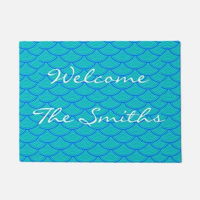 Tapete mermaid escala azul Thunder_Cove (Frente)