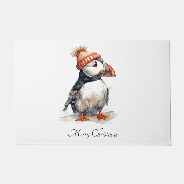 Tapete Merry Puffin, personalizado (Frente)
