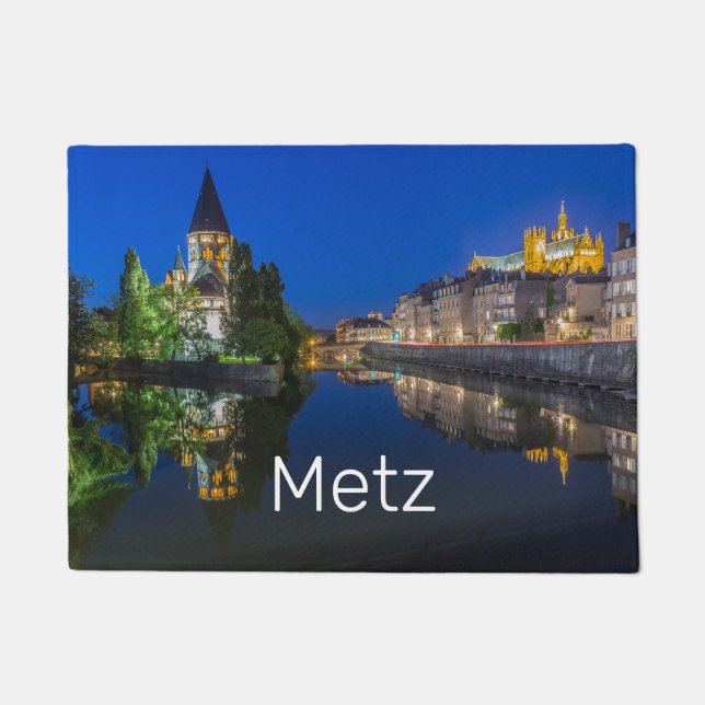 Tapete Metz Temple Neuf França Night Moselle Souvenir (Frente)