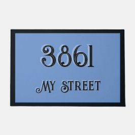 Tapete Meu endereço em um azul