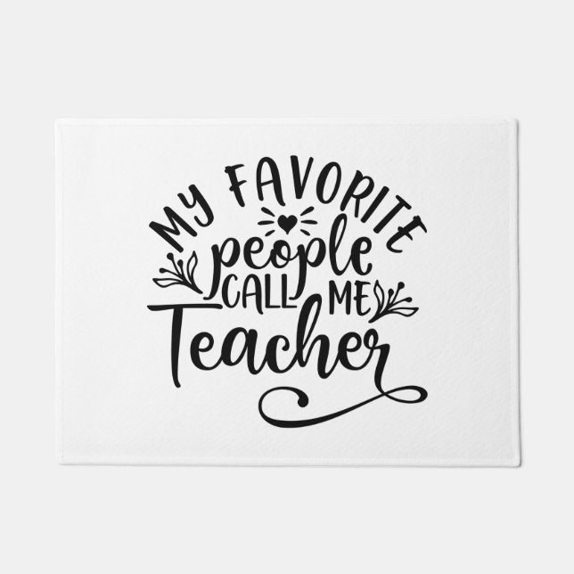 Tapete Meu Pessoas Favorito Me Chama De Professor (Frente)