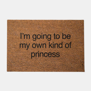 Tapete meu próprio tipo de princesa porteira