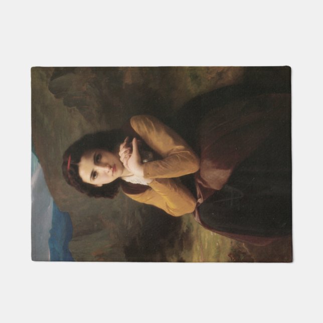 Tapete Mignon (Sweet Young French Girl) (por Bouguereau) (Frente)