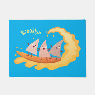 Tapete Milhas de nachos, batatas fritas, canecas, surf