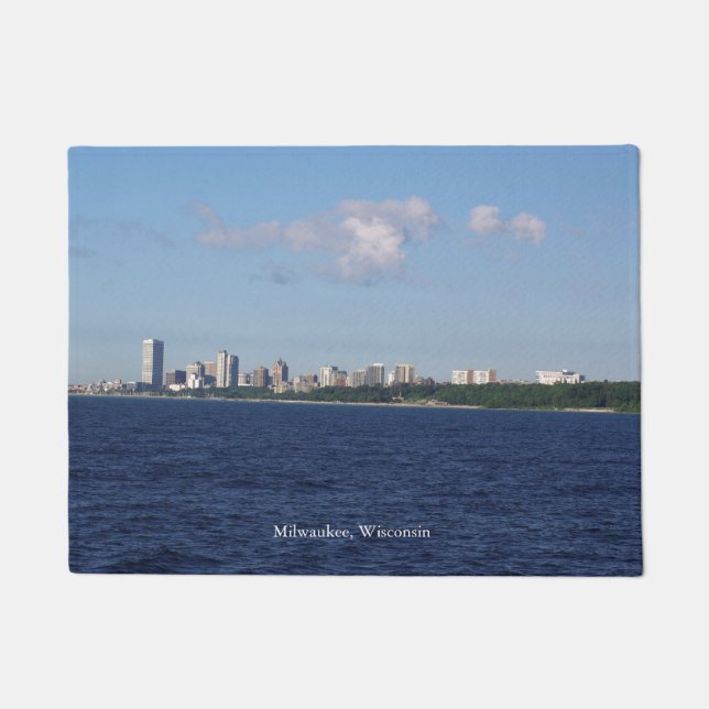 Tapete Milwaukee Skyline door Mat (Frente)
