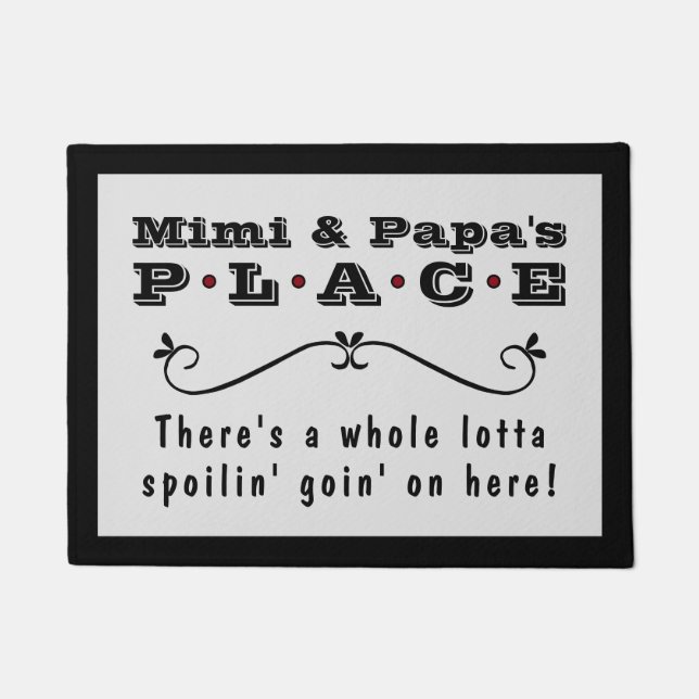 Tapete Mimi & Papa's Place Whole Lotta Spoilin' (Frente)