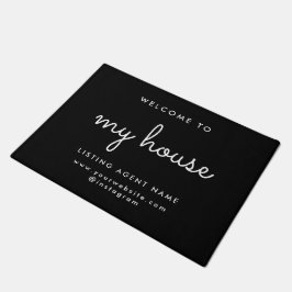 Tapete Minha Casa Real Estate Modern Black Realtor Doorma