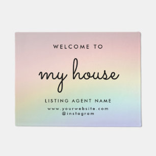 Tapete Minha Casa Real Estate Modern Rainbow Realtor