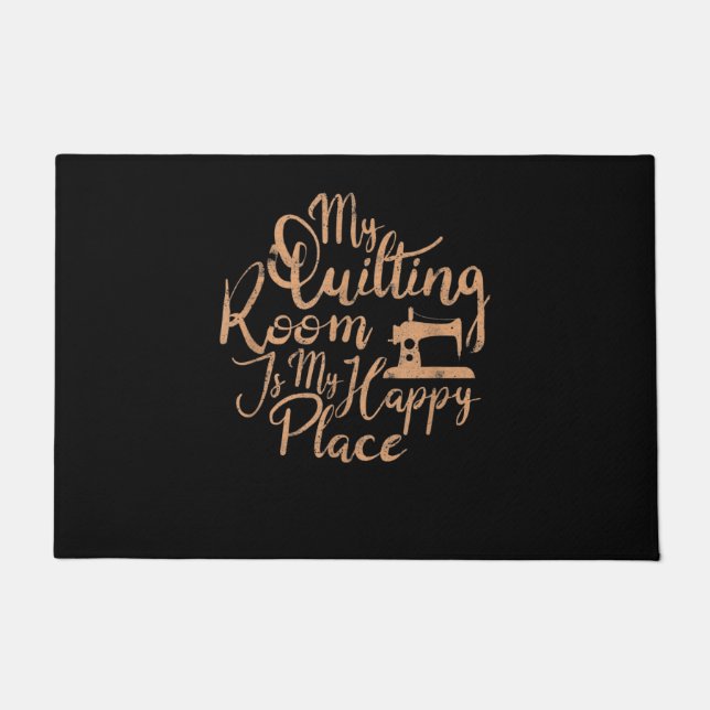 Tapete Minha Sala De Quilintar É Meu Lugar Feliz - Quilin (Frente)