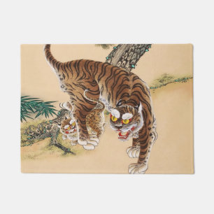 Tapete Minhwa Tigre Feio Coreano
