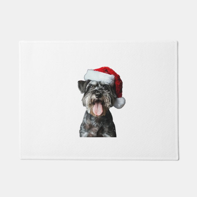 Tapete Miniatura Schnauzer Natal (Frente)