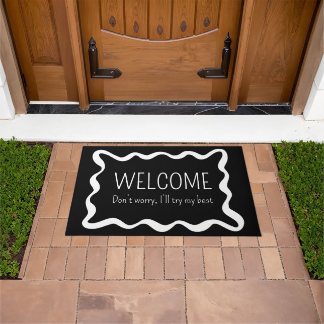 Tapete Minimal Welcome Funny Introvert (Ar livre)