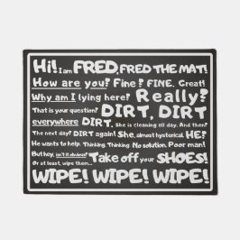 Tapete Mínimo, Testemunha - Fred, o tapete, seu texto hum