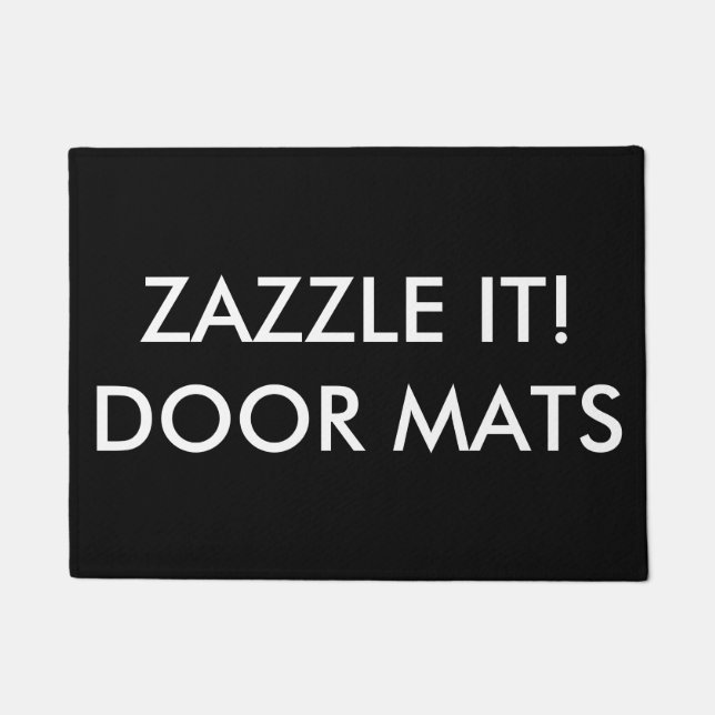 Tapete Modelo de Vazio Personalizado de Porta Personaliza (Frente)