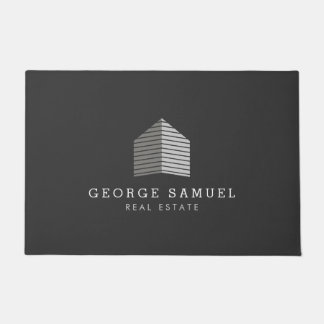 Tapete Modern Abstract Home Logo Realtor Gray White