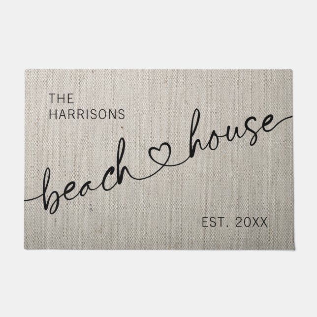 Tapete Modern Beach House Doormat (Frente)