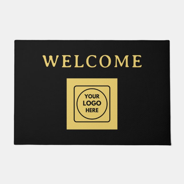Tapete Modern Black Logo Business doormat (Frente)