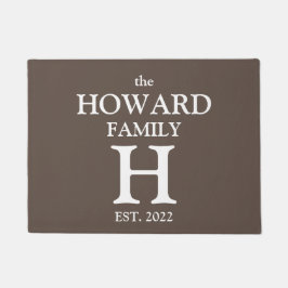 Tapete Modern Brown Monographic Name Newlyweds Na moda