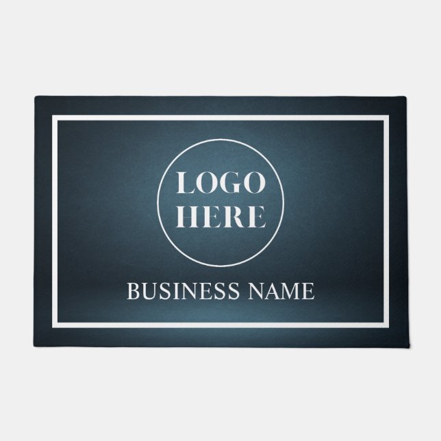 Tapete Modern Elegant Business Logo Doormat (Frente)
