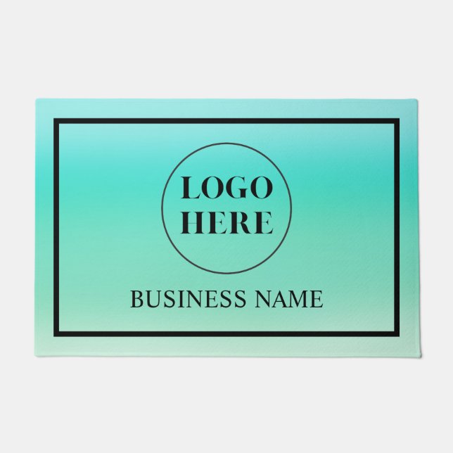 Tapete Modern Elegant Business Logo Doormat (Frente)