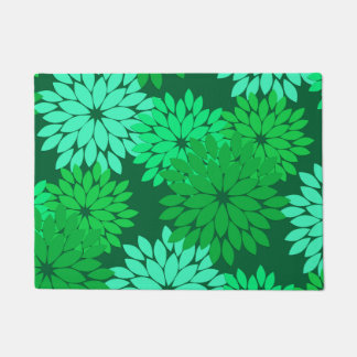 Tapete Modern Floral Kimono Impressão, Emerald e Jade Gre