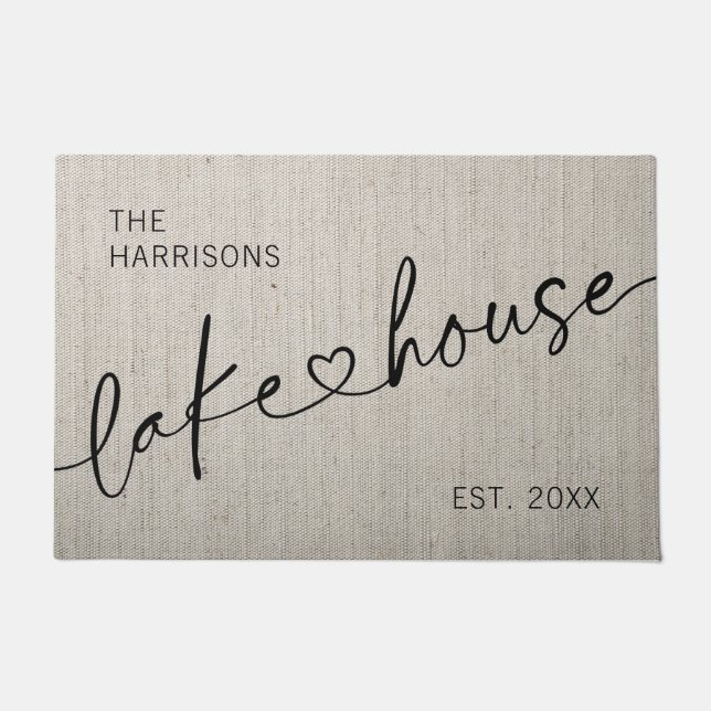 Tapete Modern Lake House Doormat (Frente)