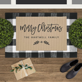 Tapete Modern Script Merry Christmas Personalized