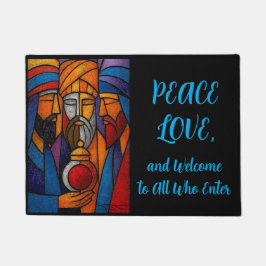 Tapete Modern Stained Glass Three Wise Men