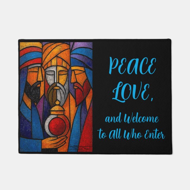 Tapete Modern Stained Glass Three Wise Men (Frente)