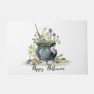 Tapete Modern Vintage - receita de caldeirão de Halloween