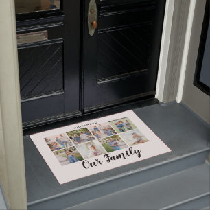 Tapete Moderno de Colagem de Fotos de Nossa Família