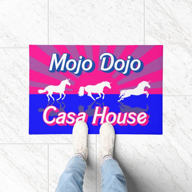 Tapete Mojo House Bisexual Flag Unicorn (Interior)