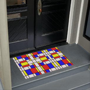 Tapete Mondrian inspirado