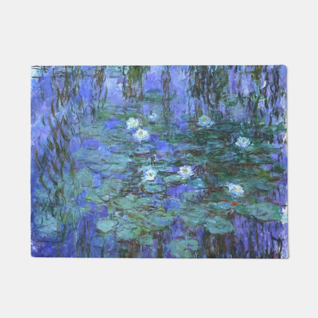 Tapete Monet Blue Water Lily Fine Art (Frente)