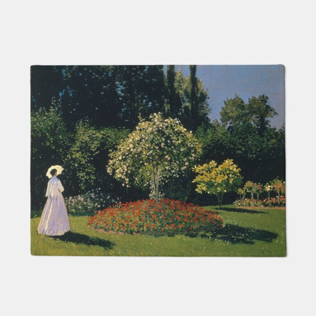 Tapete Monet - Mulher no Jardim (Frente)