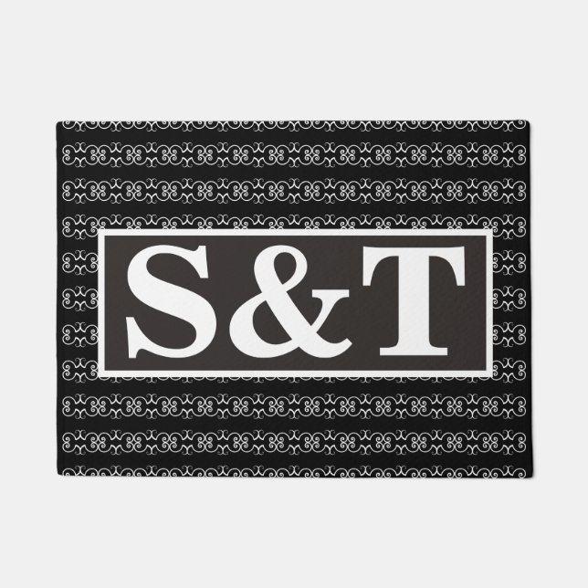 Tapete Monograma com duas letras (Frente)