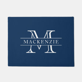 Tapete Monograma de Nome de Borda Clássica de Cores Editá