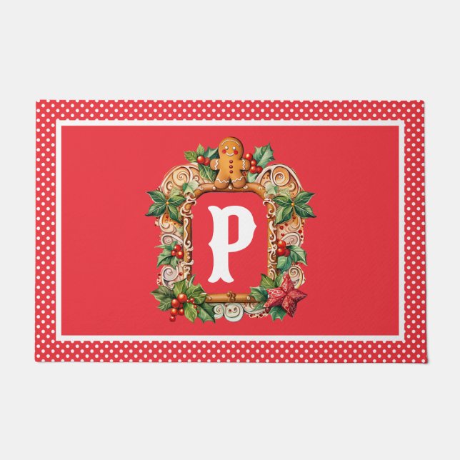 Tapete Monograma de pão doce (Frente)