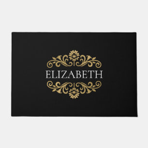Tapete Monograma Elegante Dourado