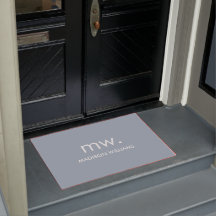 Monograma Pastel Elegante Na moda moderno minimali