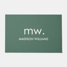 Monograma Pastel Elegante Na moda moderno minimali