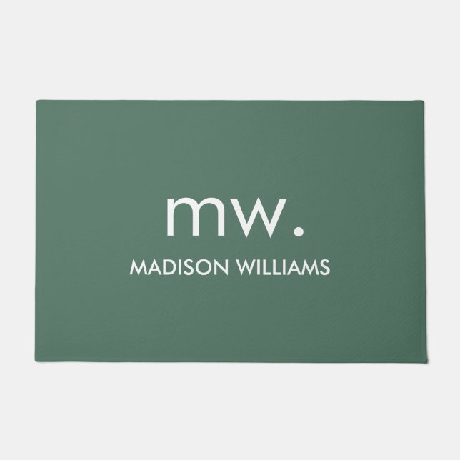 Tapete Monograma Pastel Elegante Na moda moderno minimali (Frente)