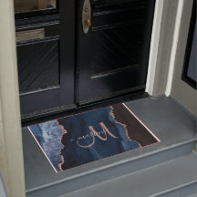 Monograma Personalizado de Agitação Lítida Dourada